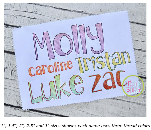 How To Use An Ombre Sketch Font